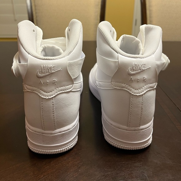 New Nike Air Force 1 White High Sneaker Shoes Size US 7 - Picture 8 of 12